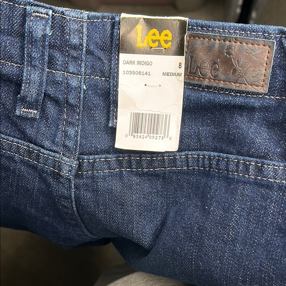 Lee Tapered Leg Blue Jeans - Picture 10 of 11